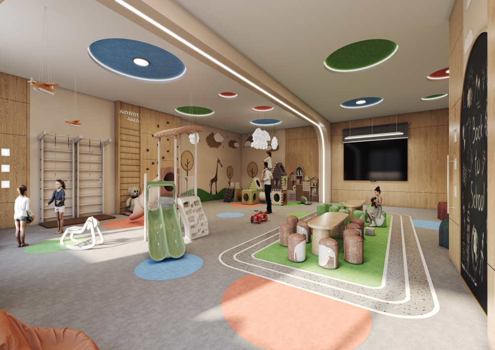 Children's activity and play room at Manhattan by Rosa